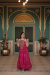 KA 1122 Leheriya Print Navaratri Special Designer Gown Wholesale Shop In Surat